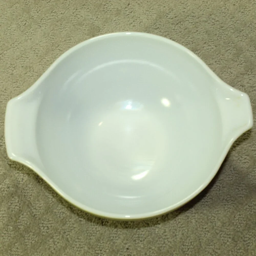 Vintage Pyrex #443 Olive Green Cinderella Nesting Mixing Bowl 2 1/2 Qt USA